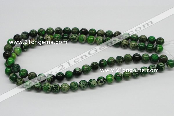 CDE69 15.5 inches 10mm round dyed sea sediment jasper beads