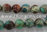 CDE804 15.5 inches 11mm round dyed sea sediment jasper beads wholesale