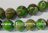 CDE922 15.5 inches 12mm round dyed sea sediment jasper beads