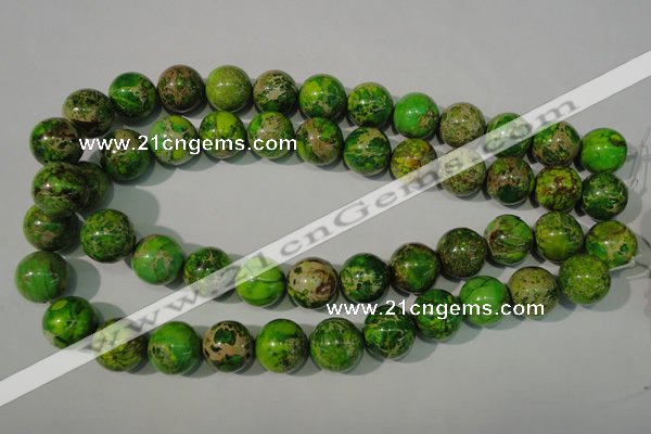 CDE923 15.5 inches 16mm round dyed sea sediment jasper beads