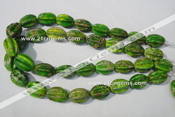 CDE930 15.5 inches 15*23mm star fruit shaped dyed sea sediment jasper beads