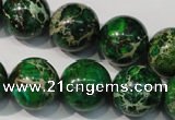 CDE958 15.5 inches 18mm round dyed sea sediment jasper beads