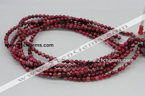 CDI02 16 inches 6mm round dyed imperial jasper beads wholesale