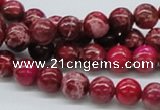 CDI03 16 inches 8mm round dyed imperial jasper beads wholesale