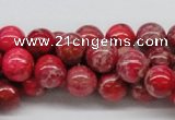 CDI04 16 inches 10mm round dyed imperial jasper beads wholesale