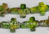 CDI131 15.5 inches 15*20mm cross dyed imperial jasper beads