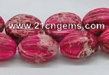 CDI22 16 inches 15*20mm star fruit shaped dyed imperial jasper beads