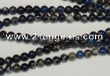 CDI220 15.5 inches 4mm round dyed imperial jasper beads