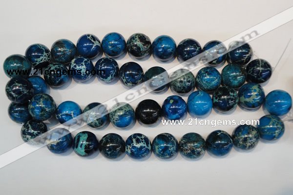 CDI222 15.5 inches 20mm round dyed imperial jasper beads