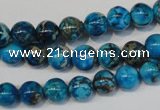 CDI266 15.5 inches 8mm round dyed imperial jasper beads