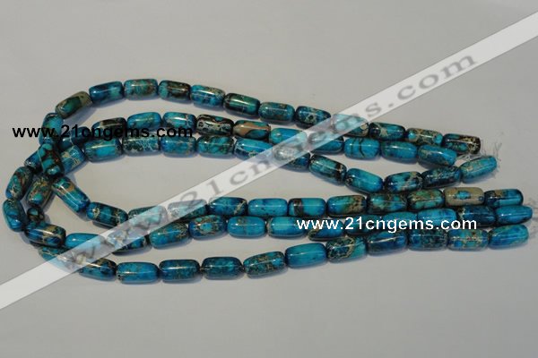 CDI285 15.5 inches 8*16mm column dyed imperial jasper beads
