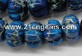 CDI295 15.5 inches 13*18mm pumpkin dyed imperial jasper beads