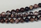 CDI361 15.5 inches 6mm round dyed imperial jasper beads