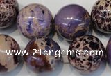 CDI368 15.5 inches 20mm round dyed imperial jasper beads