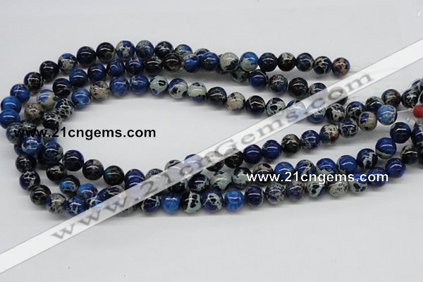 CDI44 16 inches 10mm round dyed imperial jasper beads wholesale