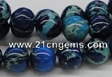 CDI45 16 inches 12mm round dyed imperial jasper beads wholesale