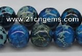 CDI46 16 inches 14mm round dyed imperial jasper beads wholesale