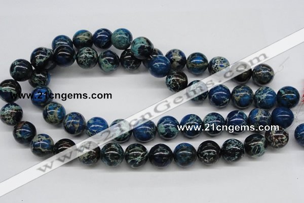 CDI47 16 inches 16mm round dyed imperial jasper beads wholesale