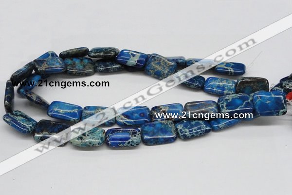 CDI56 16 inches 18*25mm rectangle dyed imperial jasper beads wholesale