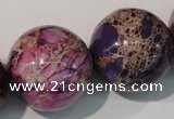 CDI699 15.5 inches 24mm round dyed imperial jasper beads