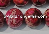 CDI764 15.5 inches 20mm round dyed imperial jasper beads