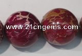 CDI765 15.5 inches 24mm round dyed imperial jasper beads