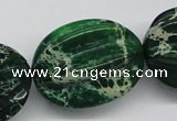 CDI78 16 inches 26*33mm star fruit shaped dyed imperial jasper beads