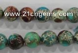 CDI804 15.5 inches 11mm round dyed imperial jasper beads wholesale