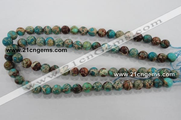 CDI804 15.5 inches 11mm round dyed imperial jasper beads wholesale