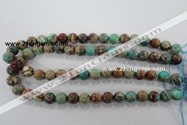 CDI805 15.5 inches 12mm round dyed imperial jasper beads wholesale