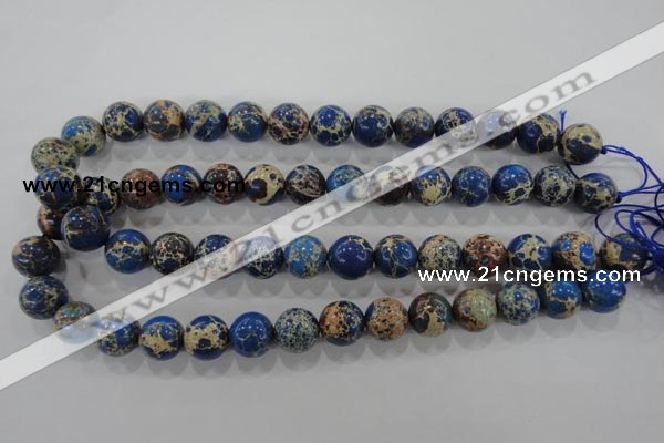 CDI816 15.5 inches 14mm round dyed imperial jasper beads wholesale