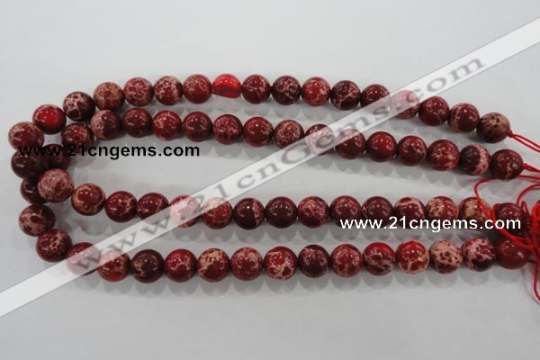 CDI823 15.5 inches 10mm round dyed imperial jasper beads wholesale