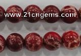 CDI824 15.5 inches 12mm round dyed imperial jasper beads wholesale