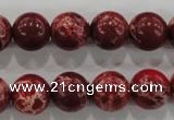 CDI825 15.5 inches 14mm round dyed imperial jasper beads wholesale