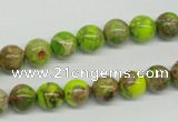 CDI83 16 inches 8mm round dyed imperial jasper beads wholesale