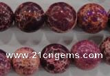 CDI836 15.5 inches 15mm round dyed imperial jasper beads wholesale