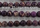 CDI842 15.5 inches 8mm round dyed imperial jasper beads wholesale