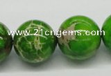 CDI85 16 inches 20mm round dyed imperial jasper beads wholesale