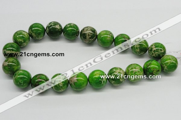 CDI85 16 inches 20mm round dyed imperial jasper beads wholesale