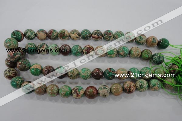 CDI854 15.5 inches 12mm round dyed imperial jasper beads wholesale