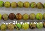 CDI863 15.5 inches 10mm round dyed imperial jasper beads wholesale