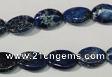 CDI913 15.5 inches 10*14mm oval dyed imperial jasper beads