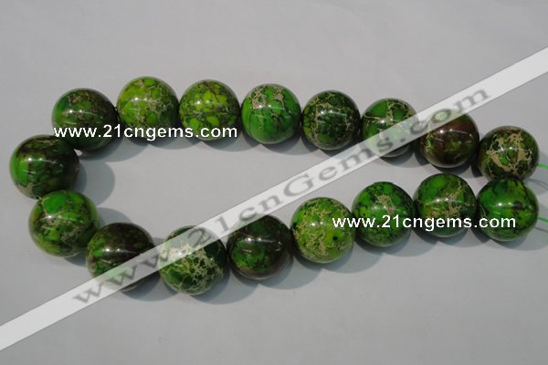 CDI925 15.5 inches 24mm round dyed imperial jasper beads