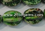 CDI966 15.5 inches 18*25mm star fruit shaped dyed imperial jasper beads