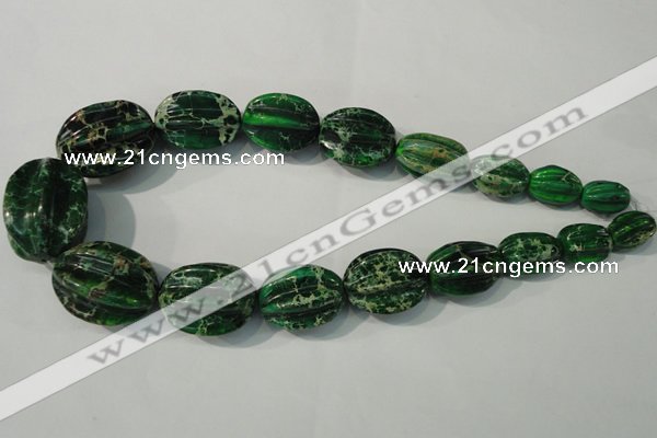 CDI967 10*15mm - 24*33mm star fruit shaped dyed imperial jasper beads