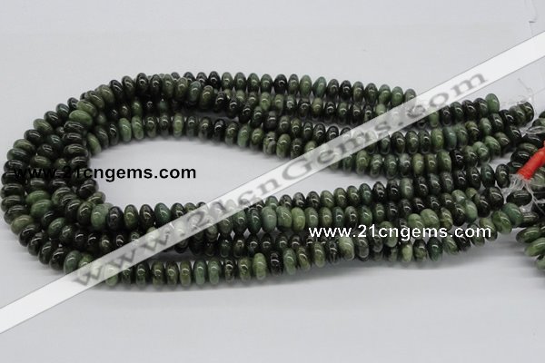 CDJ03 15.5 inches 5*10mm rondelle Canadian jade beads wholesale