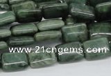 CDJ05 15.5 inches 10*14mm rectangle Canadian jade beads wholesale