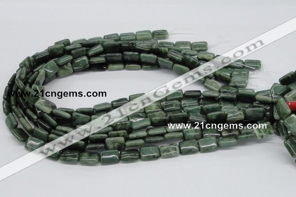 CDJ05 15.5 inches 10*14mm rectangle Canadian jade beads wholesale