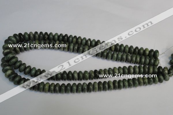 CDJ12 15.5 inches 6*12mm rondelle Canadian jade beads wholesale