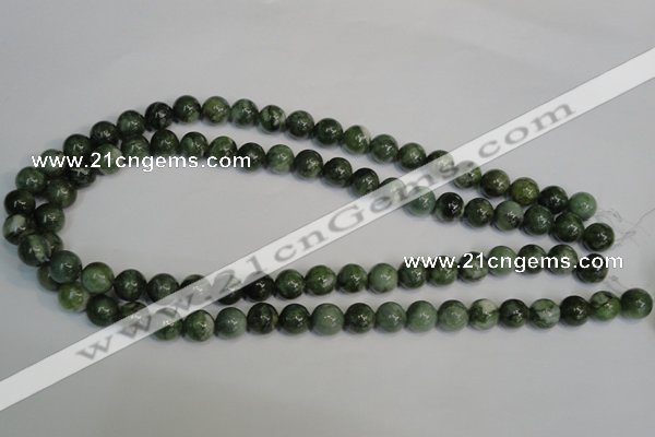 CDJ14 15.5 inches 10mm round Canadian jade beads wholesale